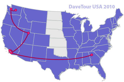 Dave Tour USA 2010