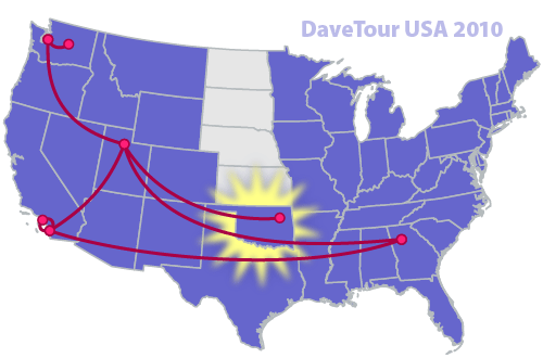 DaveTour USA 2010