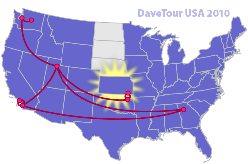 DaveTour USA 2010