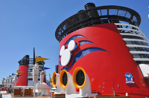 The Disney Magic ship.