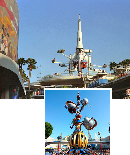 Disney Rocket Jet/Astro Orbiter Then and Now