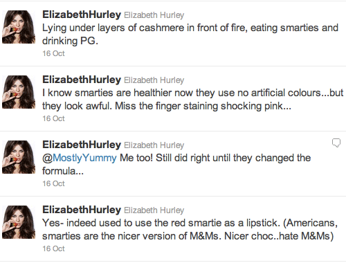 Elizabeth Hurley on Twitter