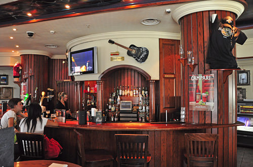 Inside the Hard Rock Cafe