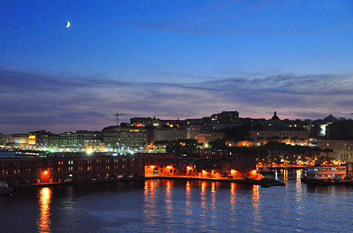 Moon Over Naples