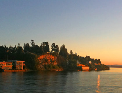 Sunset at Rays Boathouse