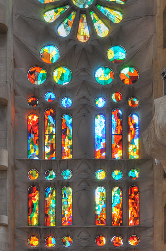 Sagrada Família Stained Glass Window