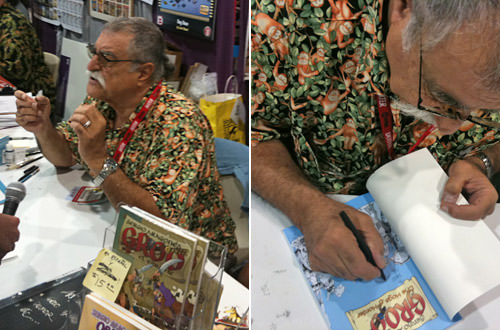 Sergio Aragones Signs at ComicCon