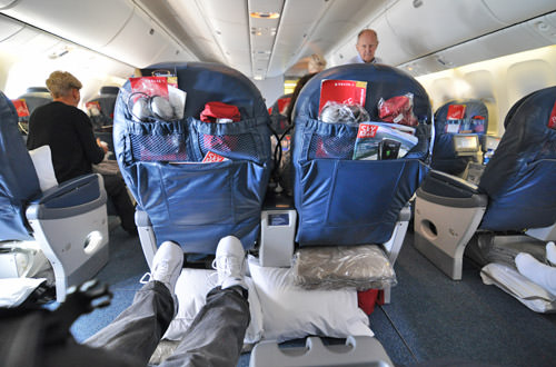 World Business Class Legroom!