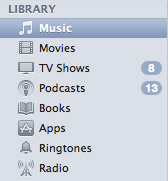 iTunes Grey Mini-Icons