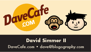 Dave Cafe Business Card