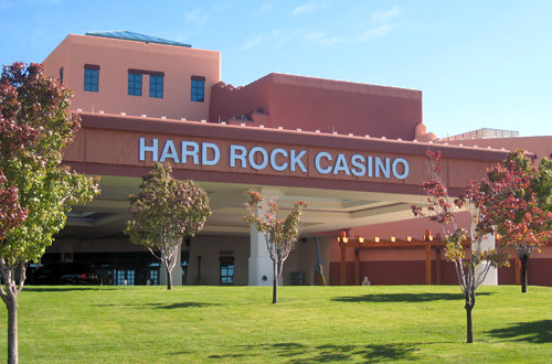 Shitty Hard Rock Casino Sign