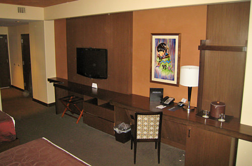 Hard Rock Hotel Room Desk