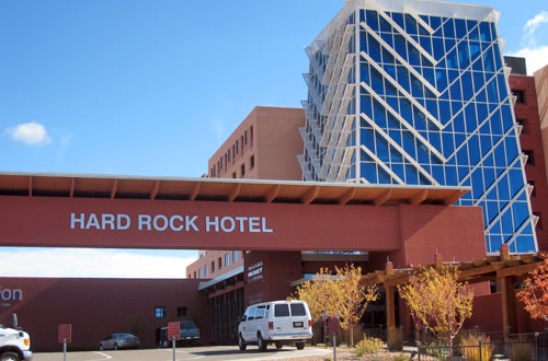 Shitty Hard Rock Hotel Sign