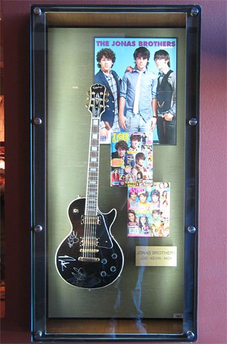 Jonas Brothers Guitar Display