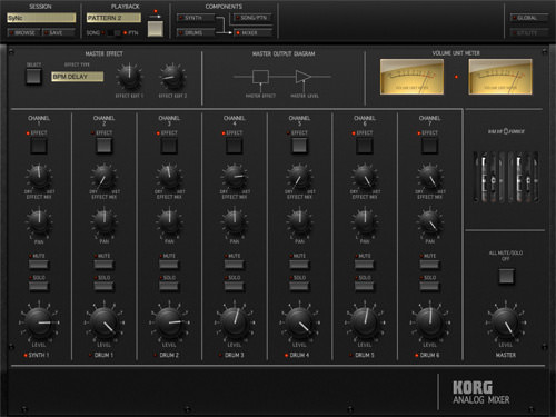 Korg iMS-20 for iPad Mixer