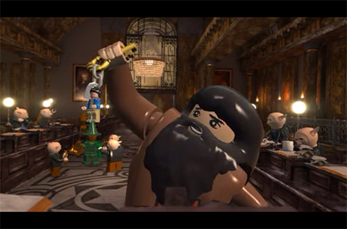 LEGO Harry Potter for iPhone: Hagrid has the keys at Gringot's Bank!