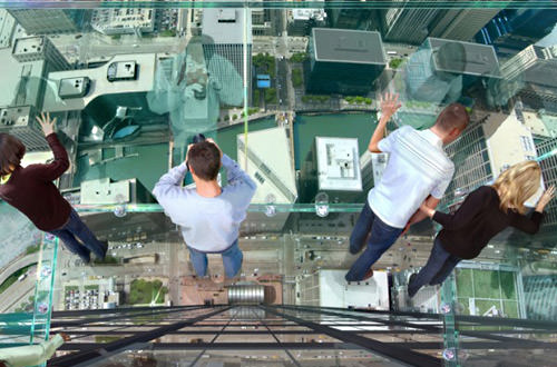 Sears Tower Ledge Glass Floor