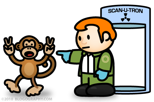 DAVETOON: TSA says okay! You're good to go!