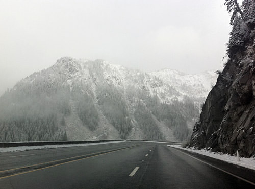 Stevens Pass Snowy