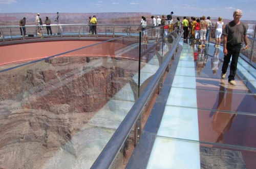 Grand Canyon Skywalk Glass Floor