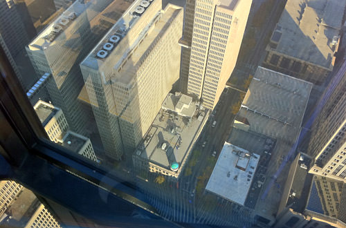 View of Atlanta from the top of the Westin Peachtree Plaza