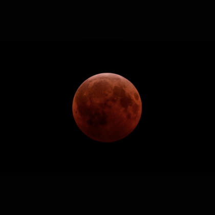 A beautiful lunar eclipse