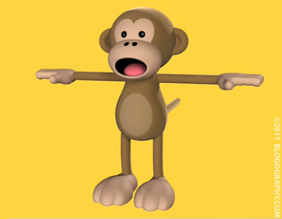 Bad Monkey 3-D Image THREE.