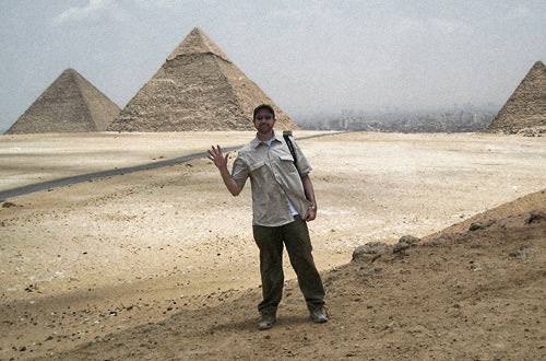 Dave2 at The Pyramids of Egypt