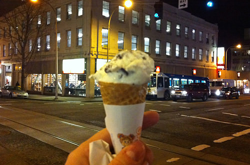Gelato Cone in Front of Powell's!