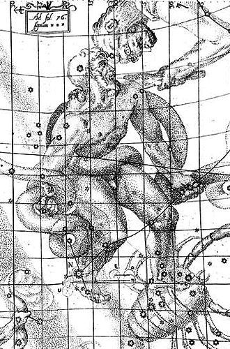 Ophiuchus Sketch by Kepler