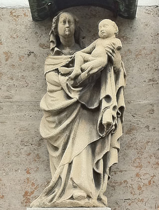 Madonna and Child Statue