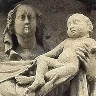 Madonna and Child Statue ZOOM