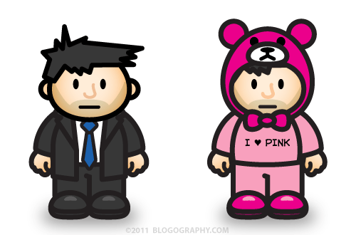 DAVETOON: Lil' Dave Uniform vs. Lil' Dave Pink Bear