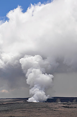 Hawaii Volcano Smoke Plume