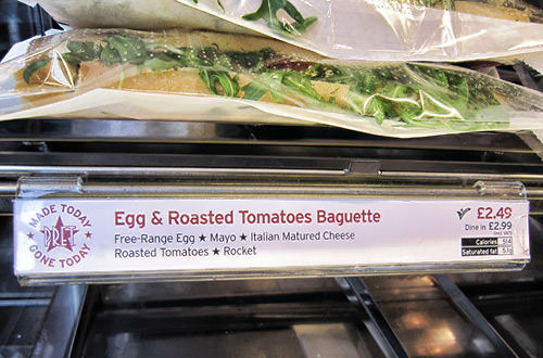 Pret Sandwich: Egg & Roasted Tomatoes!