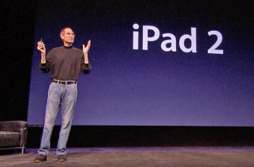 Steve Jobs Introduces Garage Band for iPad!