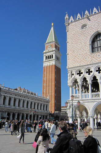 The Campanile Bell Tower in Venice