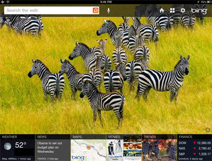 Bing! for iPad Screenshot