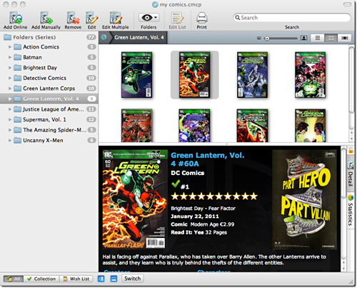 Comic Collector for Mac OS X