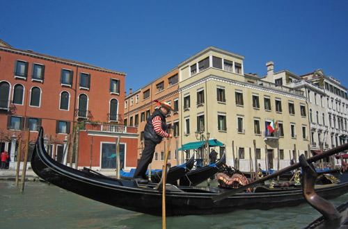 Gondolier Manouverings