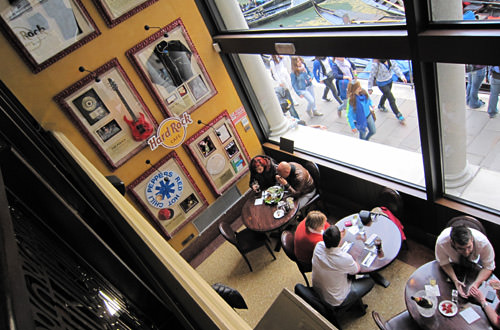 Inside the Hard Rock Cafe Venice