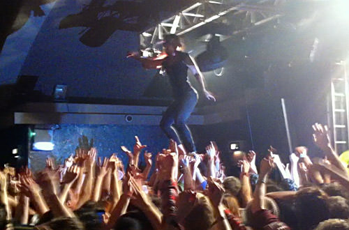 Matt & Kim Concert: Kim Dances ON the Crowd!