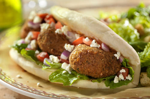 Perfect Falafel Sandwich