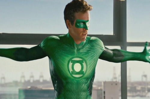 Ryan Reynolds in Bad Green Lantern Costume