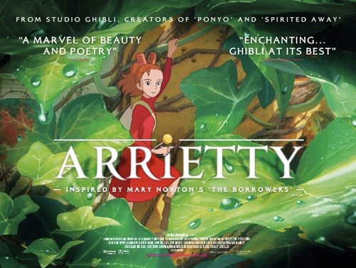 Arietty English Poster Miyazaki