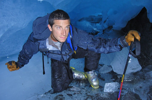 Bear Grylls in an Ice Cave!