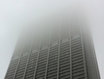 Foggy Chicago Day