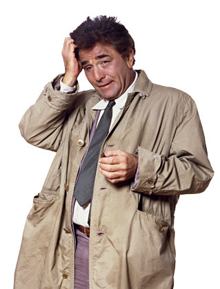 Peter Falk as Columbo!