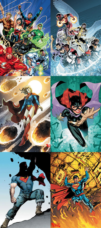 DC Relaunch Titles