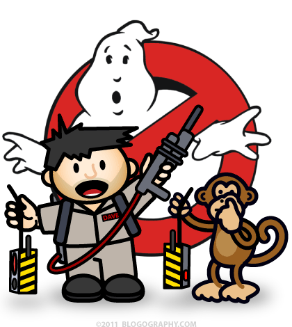DAVETOON: Lil' Dave & Bad Monkey Ghostbusters